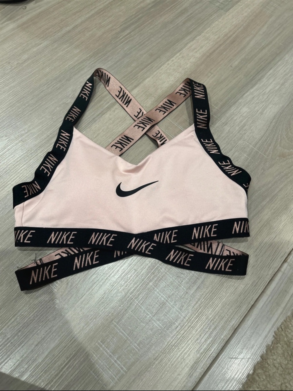 Nike Women’s Pink Crossback Sports Bra